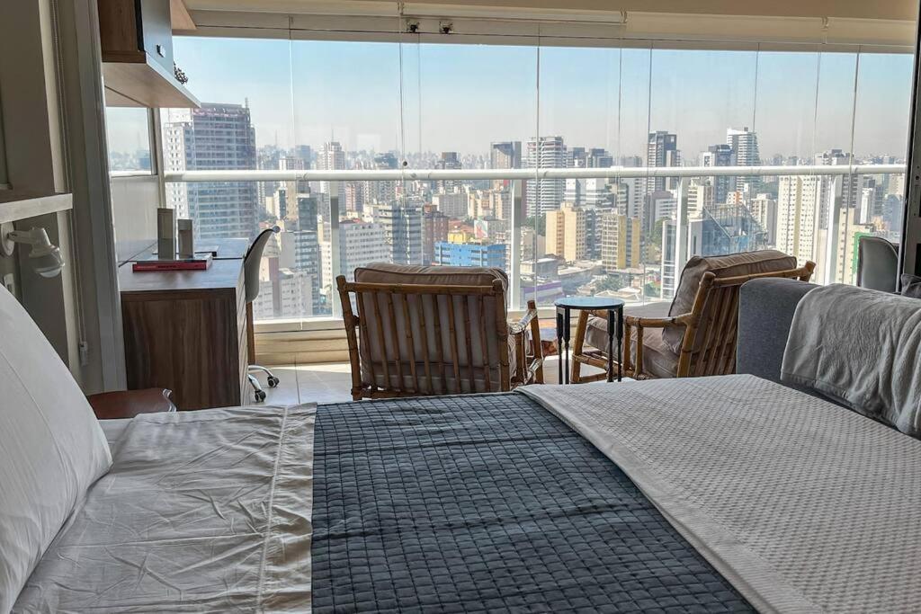 Apartamento Dna 256 - Loft Sofisticado Com Vista Incrivel Em Pinheiros *